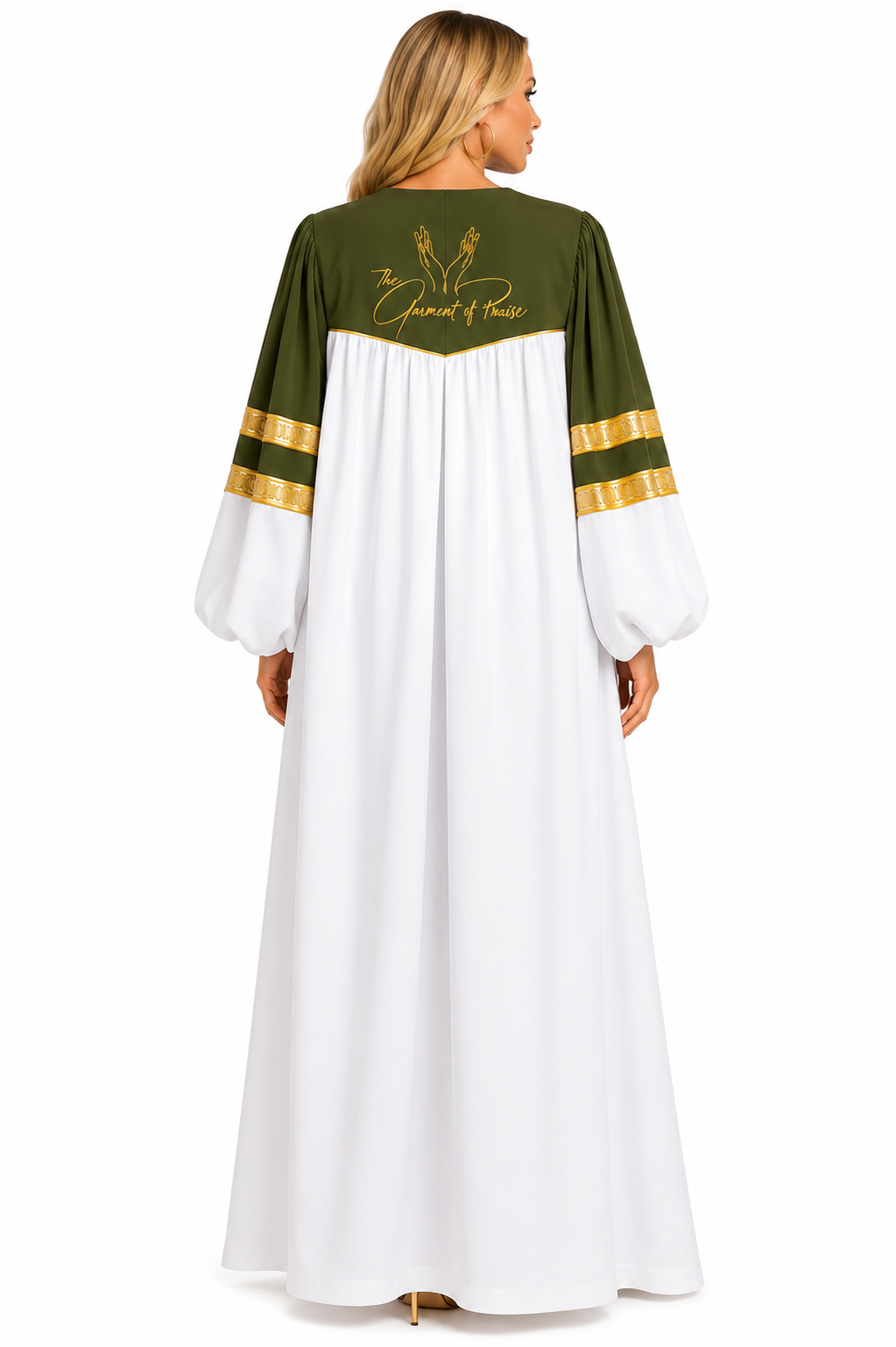 Esther Collection – Olive Choir Robe