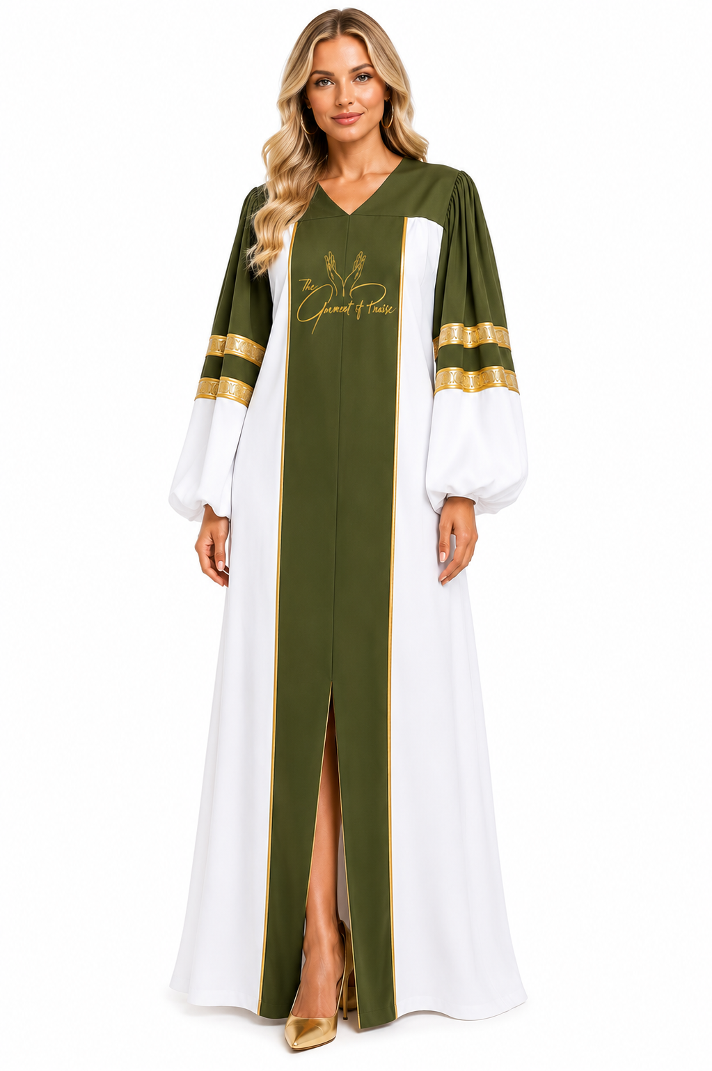 Esther Collection – Olive Choir Robe