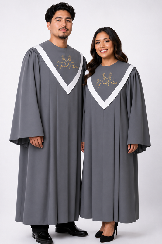 Esther Collection- Grey Choir Robe